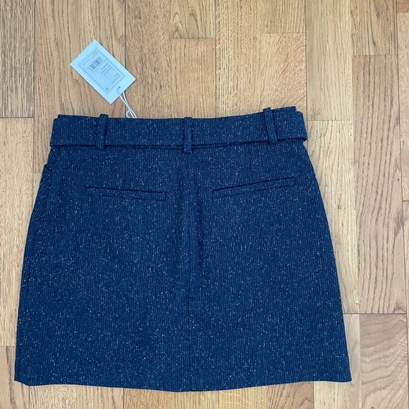 Theory - Navy Mini Skirt (size 2) - Picture 2 of 4